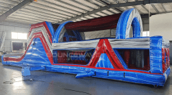 53ft xl baja commercial hybrid inflatable obstacle course 238085 1 1 53ft XL Baja Hybrid Inflatable Obstacle Course