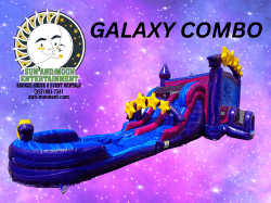 Galaxy Bounce (dual lane slide wet/dry)