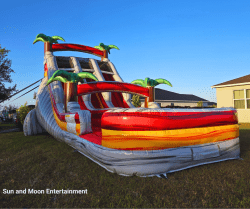 fireisland.waterslide.bouncehouse.clermont.1 1745405949 18ft Fire Island Dual Lane Center Climb Inflatable Water Sli