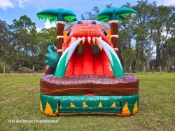 345d41e0 99ca 4b7d 8594 ebb9cdd7df3d 1767020150 DINOSAUR BOUNCE HOUSE WITH DUAL LANE SLIDE (WET/DRY)