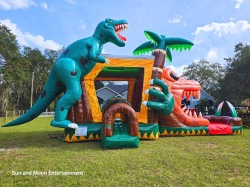 8f7c4ad6 e2dd 467a 84ed b98433627b4e 1767020150 DINOSAUR BOUNCE HOUSE WITH DUAL LANE SLIDE (WET/DRY)