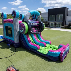 DJI 20250512152044 0008 D 1776972835 Glitch Gamer Bounce House with Dual lane slide