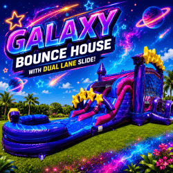 Galaxy Bounce (dual lane slide wet/dry)
