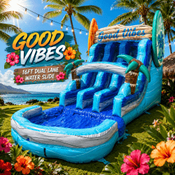 Good Vibes 16ft Dual Lane Slide