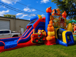 Harvesthaven best bouncehouse clermont 1 1787255323 Harvest Haven Bounce House with Dual Lane Wet/Dry Slide
