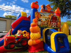 Harvesthaven best bouncehouse clermont 8 1787255324 Harvest Haven Bounce House with Dual Lane Wet/Dry Slide
